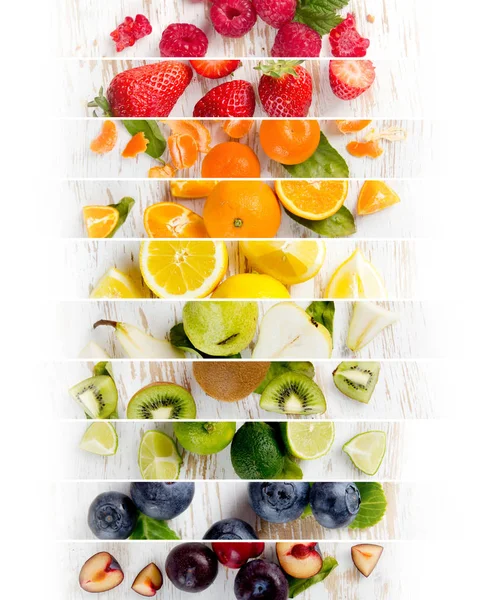 Fruchtmix-Streifen — Stockfoto