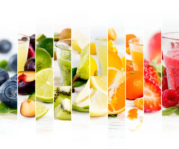 Strisce mix di frutta — Foto Stock