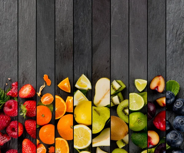 Fruit Mix strepen — Stockfoto