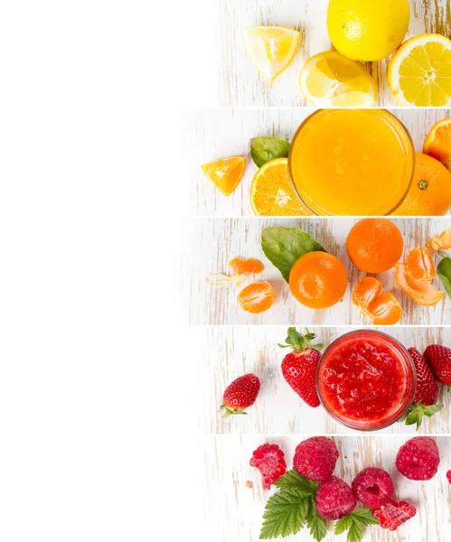 Fruit Mix strepen — Stockfoto