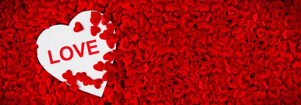 Cuore d'amore rosso di San Valentino — Foto Stock