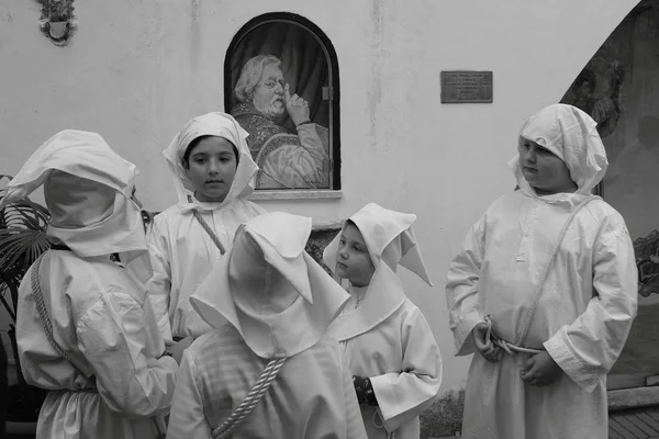 Minori Italy April 2017 Week Rituals Amalfi Coast City Minors — Stock Photo, Image