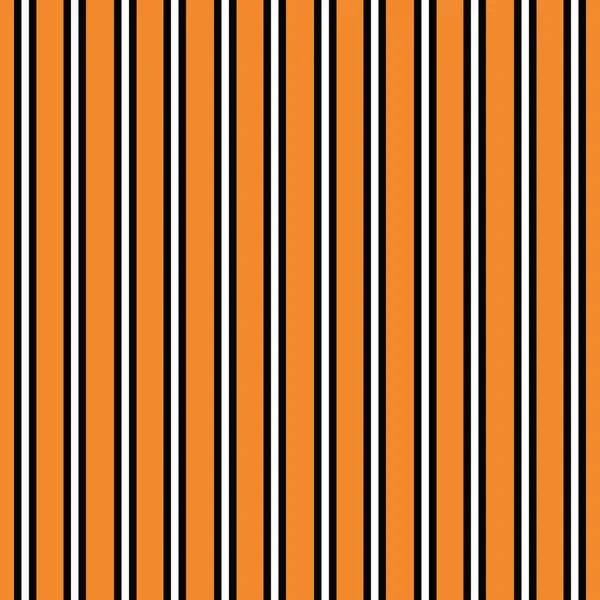 Бесшовный Рисунок Черными Оранжевыми Полосками Векторная Иллюстрация Дизайн Печати Текстиля — стоковый вектор