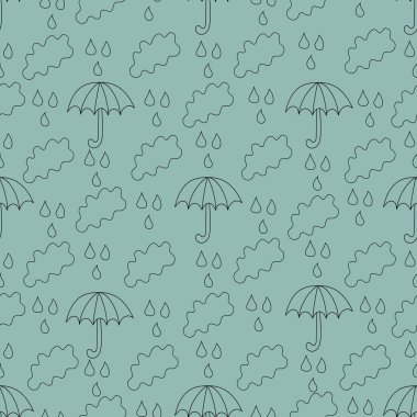 Şemsiyeli kusursuz desen.