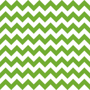 Beyaz ve yeşil zigzag ile kusursuz desen. Soyut vektör arkaplanı.