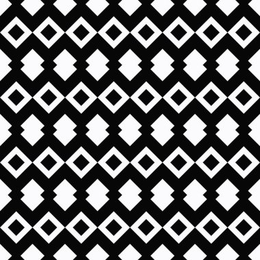 Siyah ve beyaz geometrik soyut desen. Vektör.