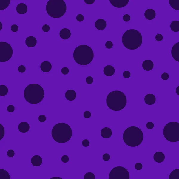 Бесшовный Шаблон Фиолетовый Фон Кругами Векторная Иллюстрация — стоковый вектор