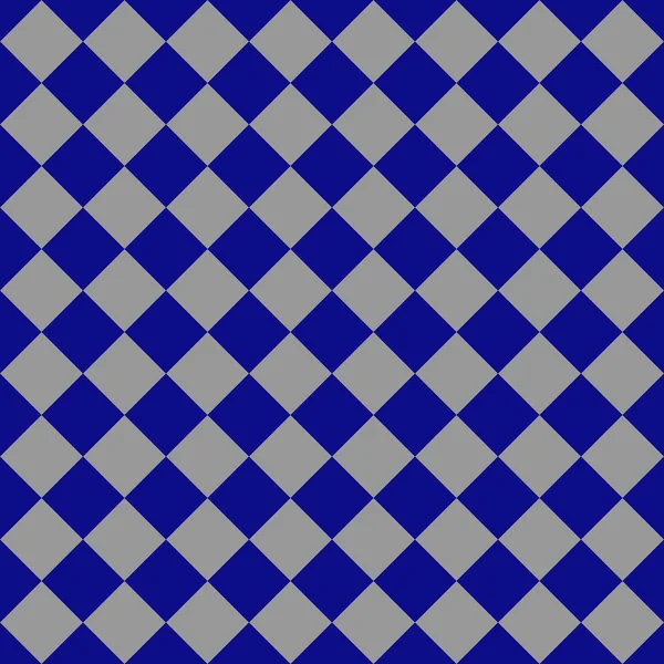 Blue Grey Rhombuses Seamless Pattern Vector Illustration — Stock Vector