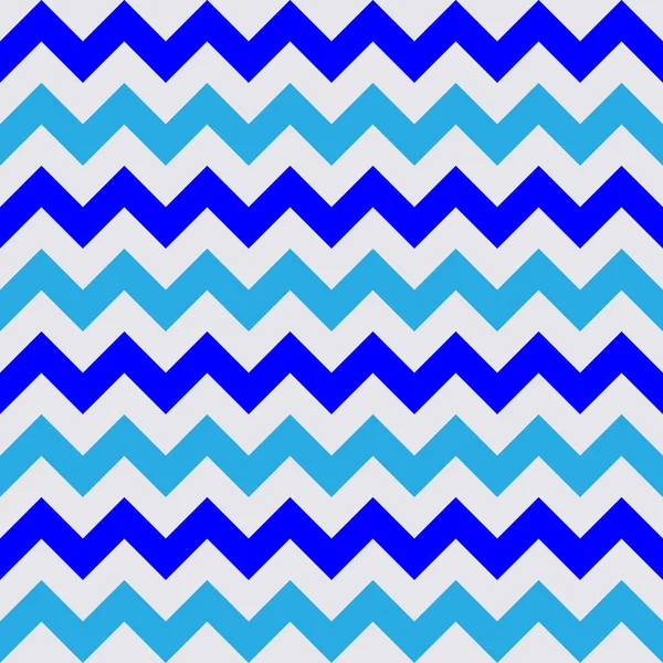 Textura Geométrica Zigzag Azul Blanco Abstracta Ilustración Vectorial — Vector de stock