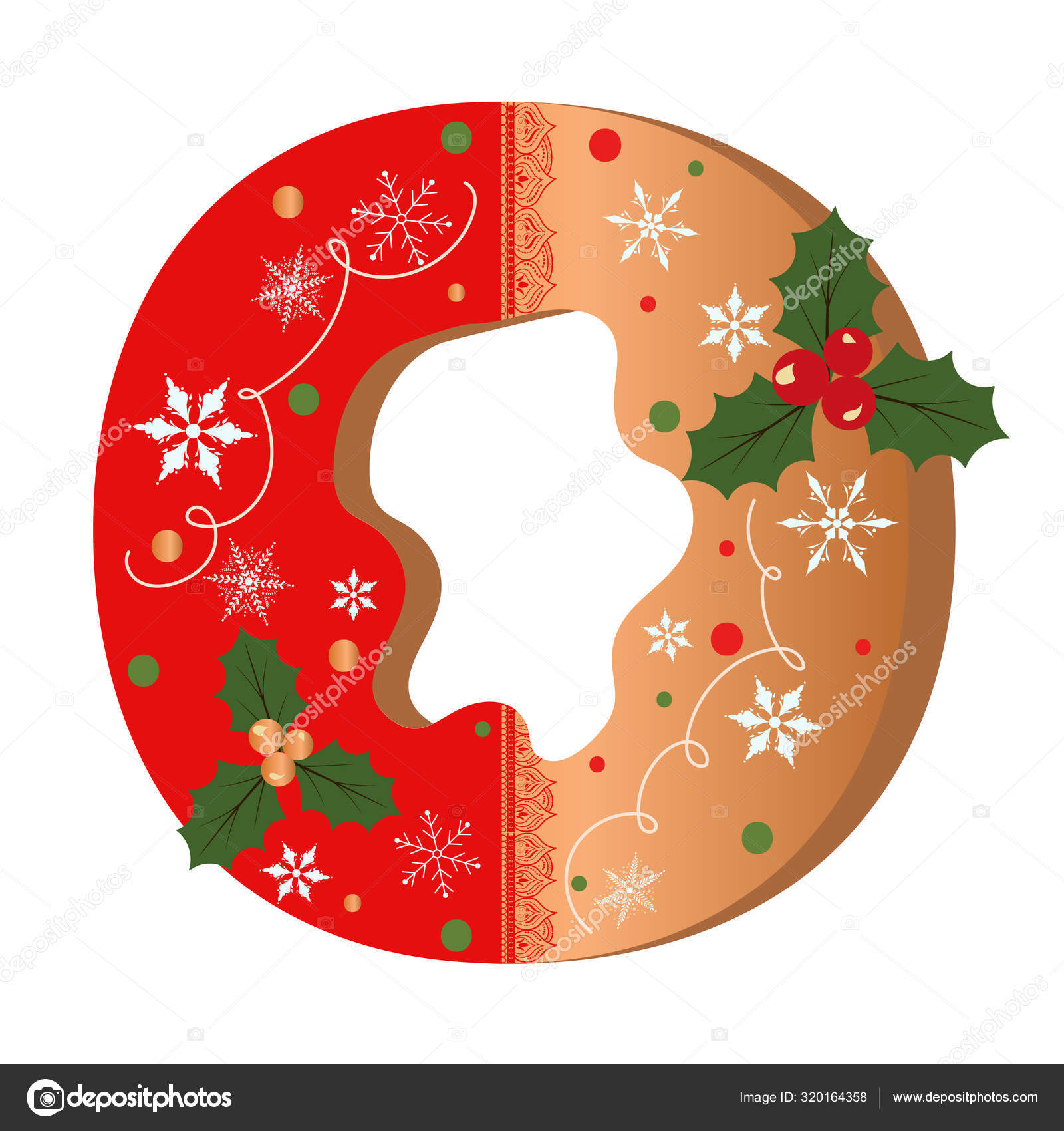 Buchstabe Kekse Alphabet Mit Weihnachtsblumen Und Schneeflocken Illustration Cookie Vektorgrafik Lizenzfreie Grafiken C Luchelle 320164358 Depositphotos