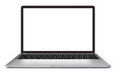 Üres képernyő elszigetelt fehér background 13 hüvelykes laptop