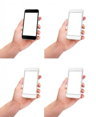 elinde modern smartphone 