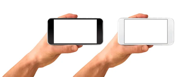 Teléfono inteligente moderno en la mano — Foto de Stock