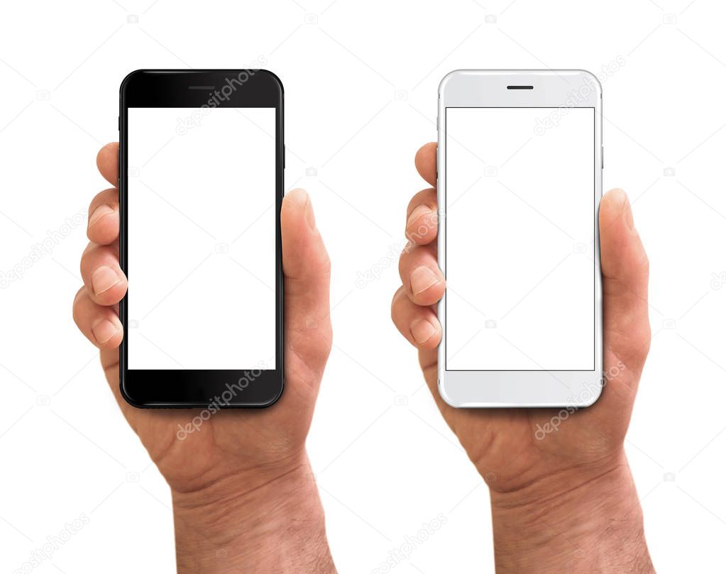 Modern Smartphone in hand 