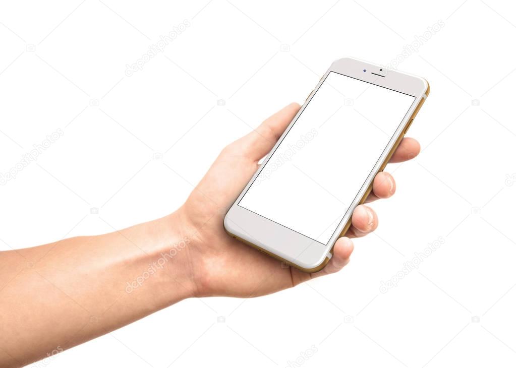 Modern Smartphone in hand 