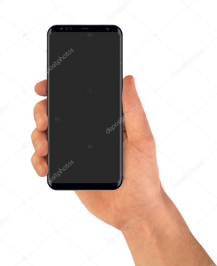 Modern Smartphone in hand 