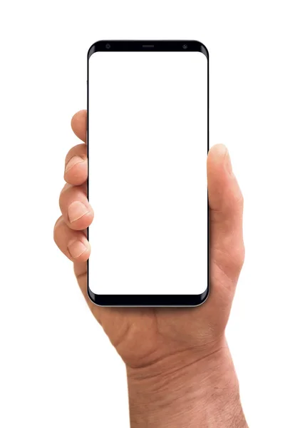 Smartphone med modern ramlös design — Stockfoto