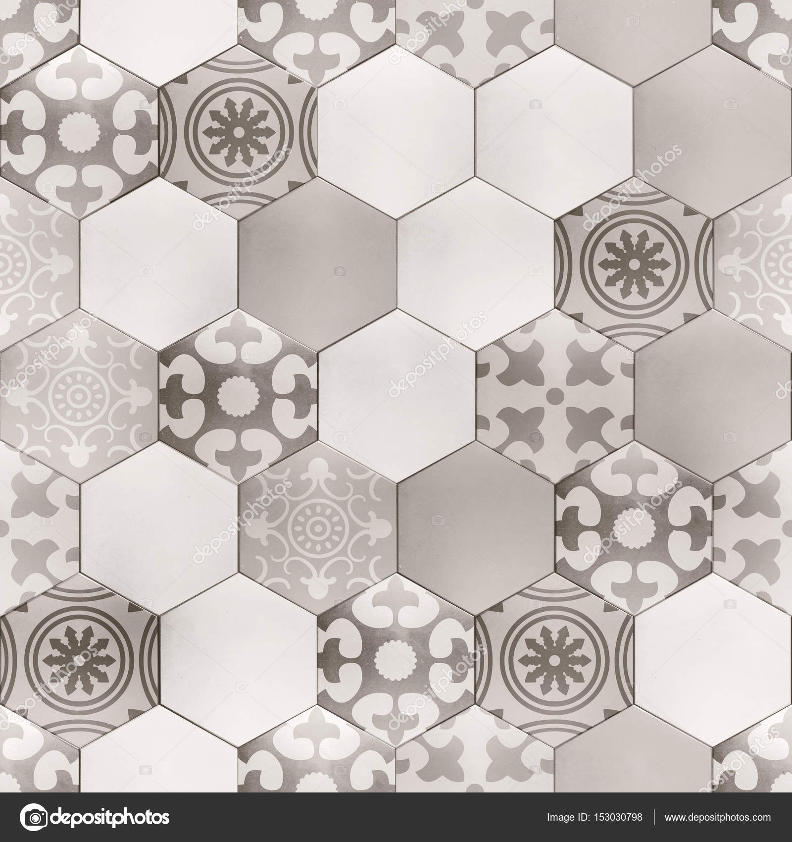 Hexagon Floor Tile Texture