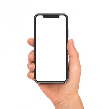 Kadın el smartphone mockup