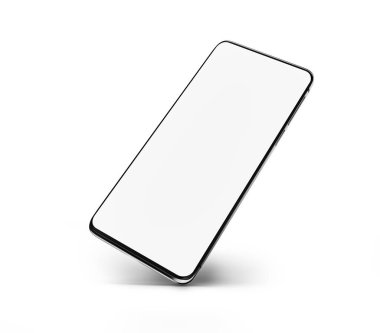 arkaplanda boş ekran izole edilmiş akıllı telefon modeliName