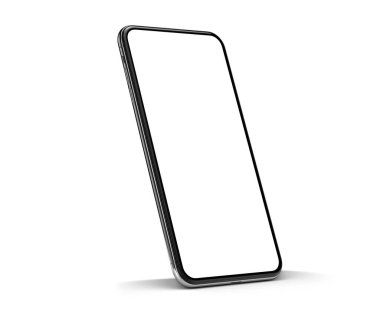 arkaplanda boş ekran izole edilmiş akıllı telefon modeliName