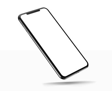 arkaplanda boş ekran izole edilmiş akıllı telefon modeliName