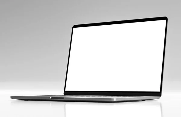 Laptop Blank Screen Isolated Background — Stock Photo, Image