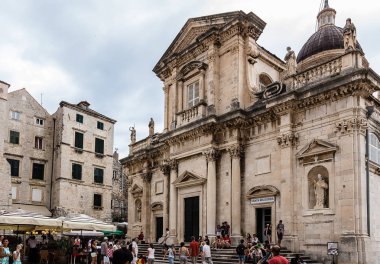 Dubrovnik'in tarihi kent varsayım Katedrali'nde