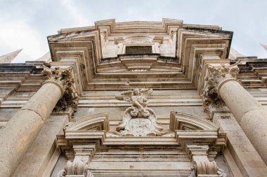 Saint Ignatius Church cephe Dubrovnik'in tarihi kent, Hırvatistan