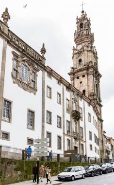 Clerigos kilise Barok kule Porto, Portekiz