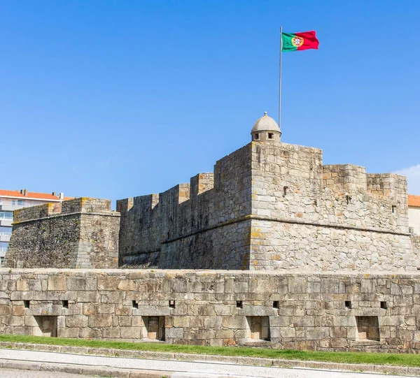 Pevnost Sao Joao da Foz v Portu, Portugalsko — Stock fotografie