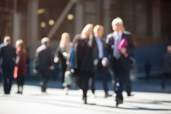 Oxford street and walking people. London UK — Stock Photo, Image