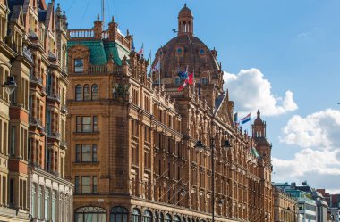 Londra, İngiltere. Harrods alışveriş merkezinde Knightsbridge