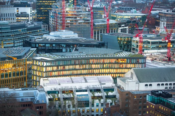 Città di Londra al tramonto. Londra, Regno Unito — Foto Stock