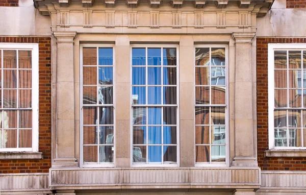 Londres Reino Unido Setembro 2016 Ária Residencial Mayfair Com Fileira — Fotografia de Stock