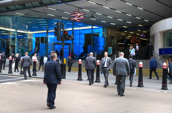 London May 2016 City London Street Walking People — Stock Photo, Image