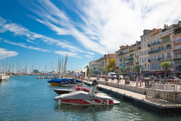 Cannes Italia Septiembre 2016 Vieux Port Cannes Cannes Yachting Festival — Foto de Stock