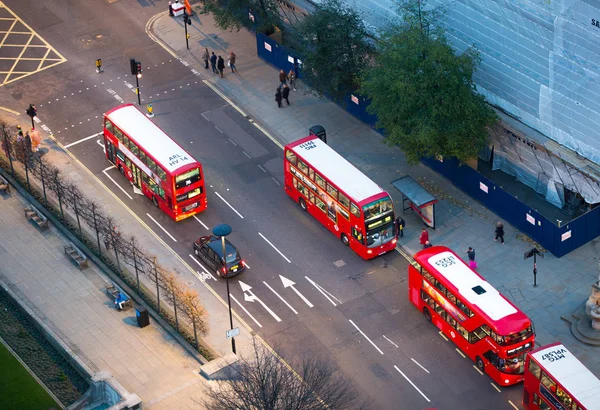 London December 2016 City London Office Blocks Sunset Bank Street — Stock Photo, Image