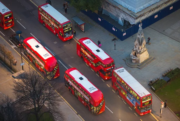 London December 2016 City London Office Blocks Sunset Bank Street — Stock Photo, Image