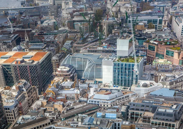 Londres Avril 2017 Bâtiments Bureaux Ville Londres Vue Panoramique Depuis — Photo