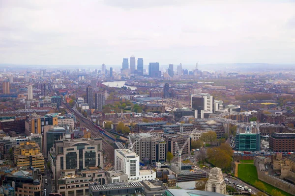 ロンドン イギリス 2017 ロンドンのオフィスビル ロンドンの超高層ビルの 階からのパノラマ ビュー — ストック写真
