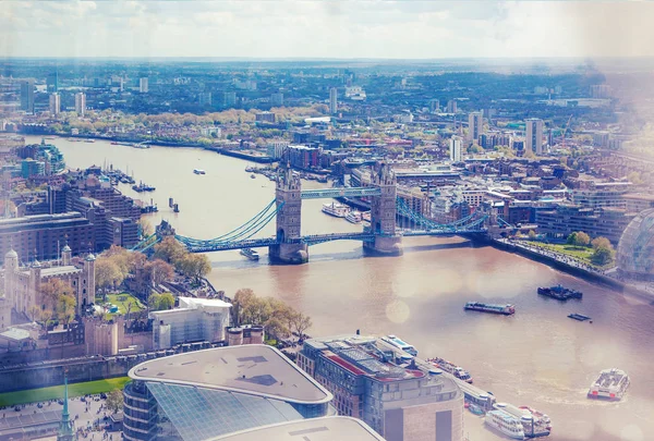 Londýn Velká Británie Dubna 2017 Londýn Zobrazení Zahrnuje Řeky Temže — Stock fotografie