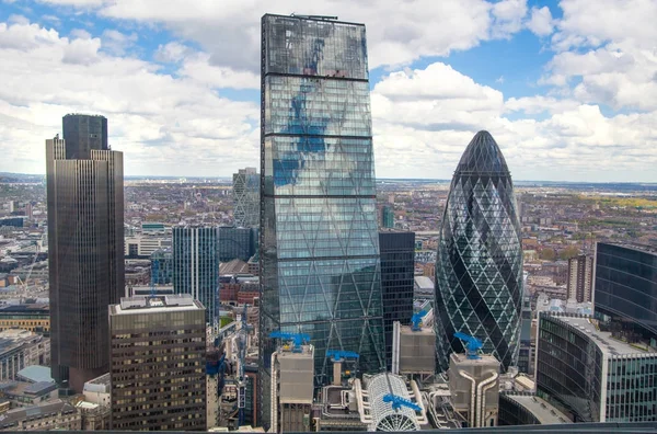 London April 2017 City London Office Buildings Blick Aus Dem — Stockfoto