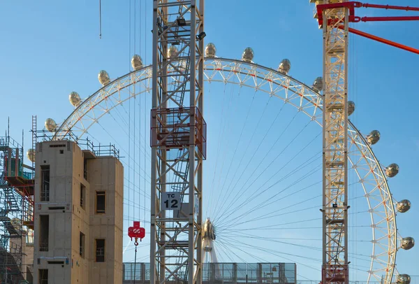 Лондон Великобритания Ноября 2016 Года Строительная Площадка Центре Лондона Кран — стоковое фото