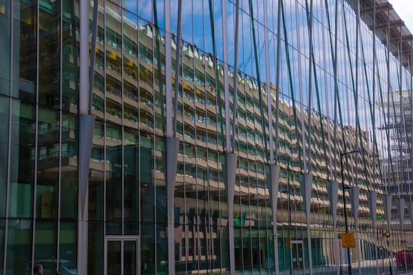 Londres Reino Unido Mayo 2016 Vista Oficinas Edificios Corporativos Ciudad — Foto de Stock