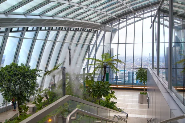 London April 2017 People Enjoying London View Sky Garden Walkie — Stock Photo, Image