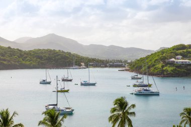 Antigua, Karayip Adaları, İngiliz Limanı. Mayıs 