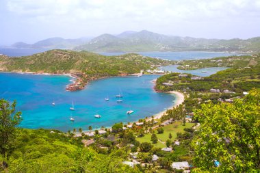 Antigua, Karayip Adaları, İngiliz Limanı. Mayıs 