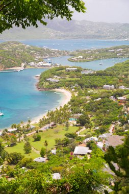 Antigua, Karayip Adaları, İngiliz Limanı. Mayıs 