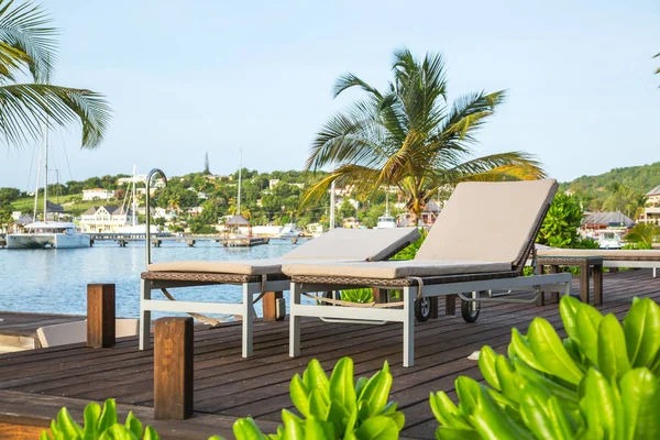 Antigua Wyspy Karaibskie English Harbour May 2019 Plaża South Point — Zdjęcie stockowe